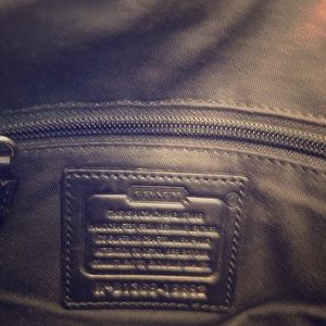 Black  Coach Bag